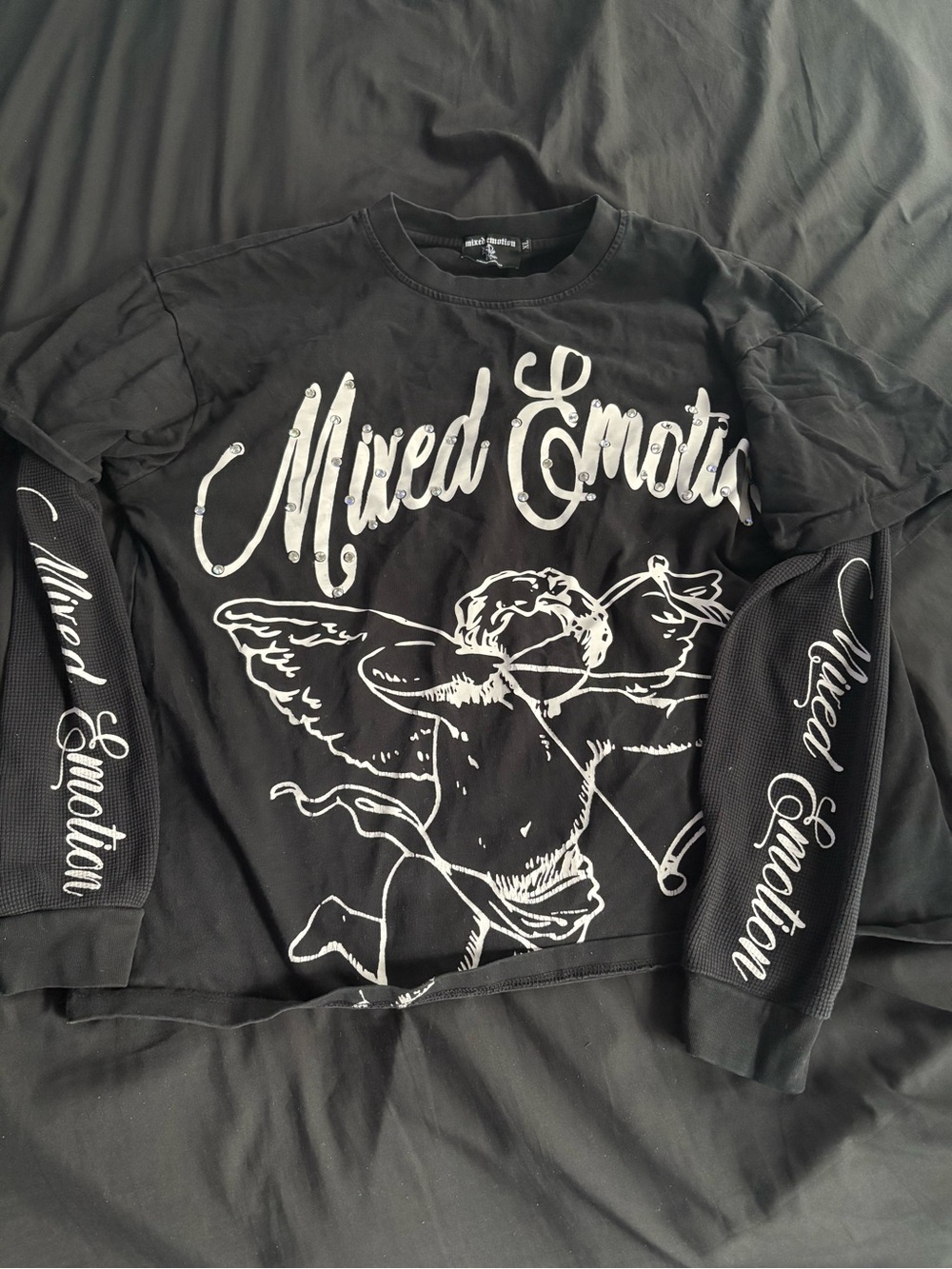 Black Long Sleeve Graphic Tee